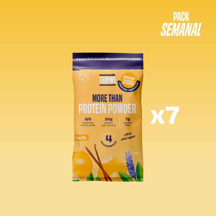Pack semanal Proteína Vegetal Baunilha 30g