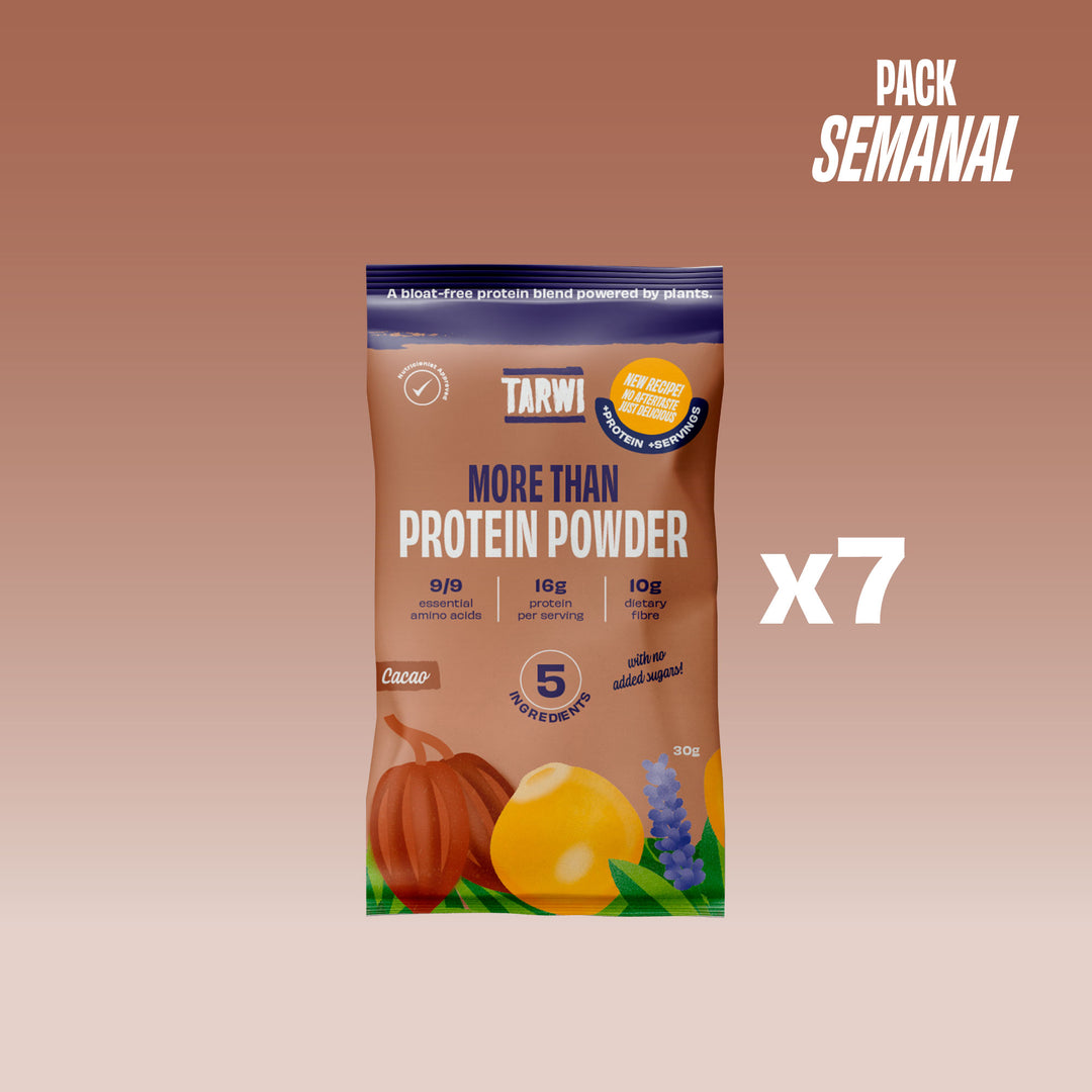 Pack semanal Proteína Vegetal Cacau 30g