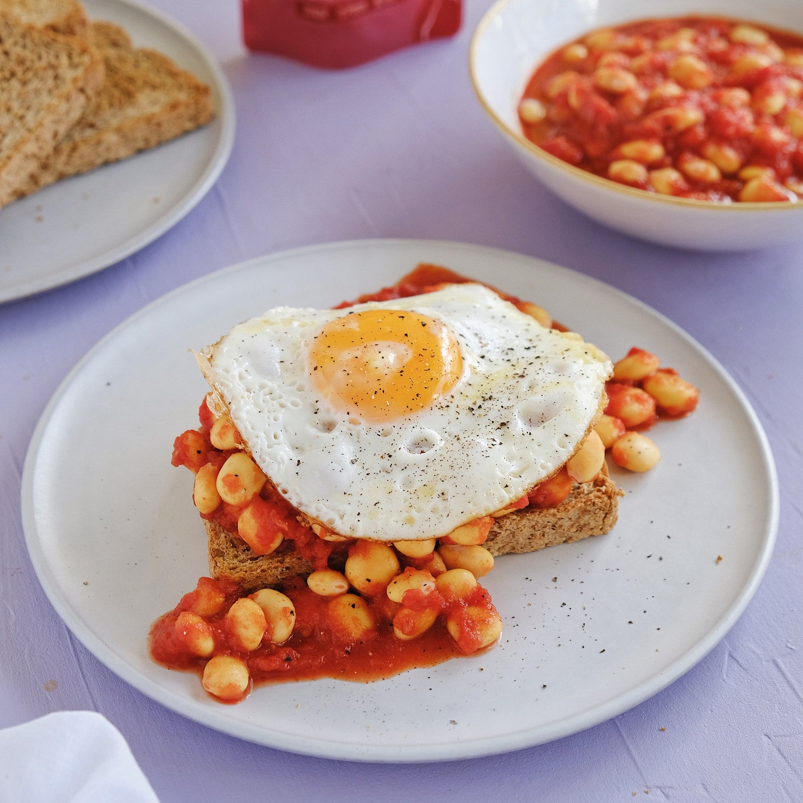 Chilli Lupins on toast